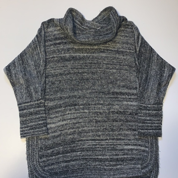 Anthropologie Field Flower Long Black, White, and Grey Sweater - Women’s Size XS - Picture 2 of 8